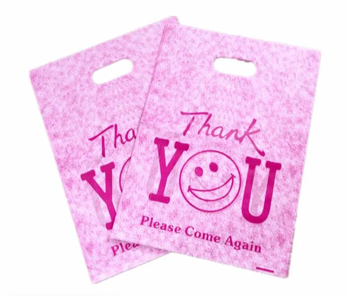 HDPE, LDPE PE пластиковые вырубной ручкой Сумки для покупок