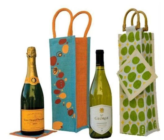 Различные ловкие дизайн стильный Fasion джута пиво бутылка вина мешок