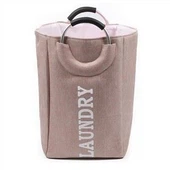 Складная корзина для белья из ткани