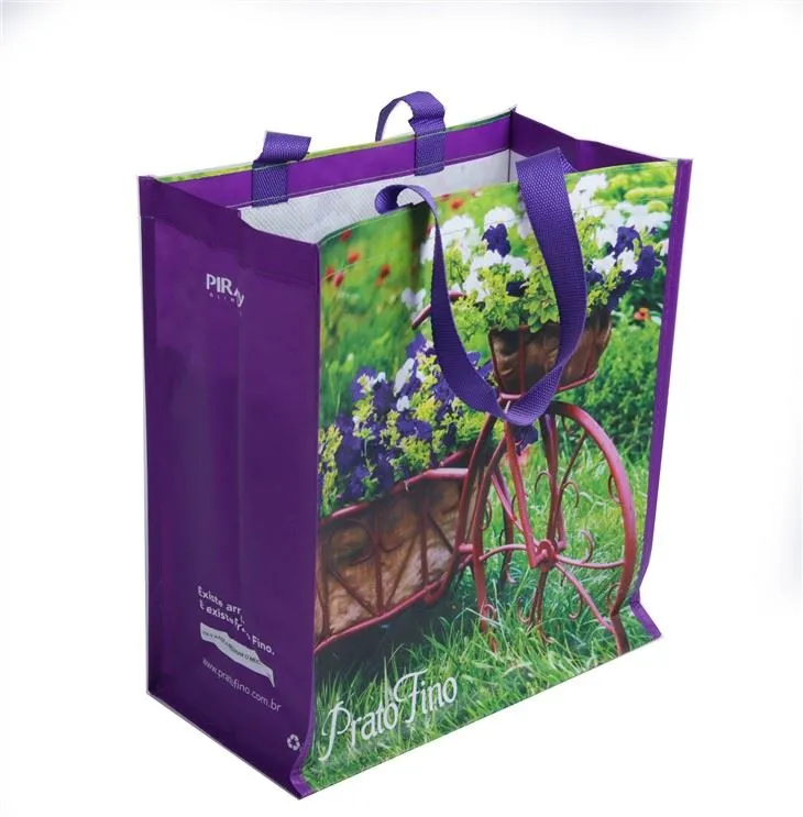 Ламинированные сумки для покупок