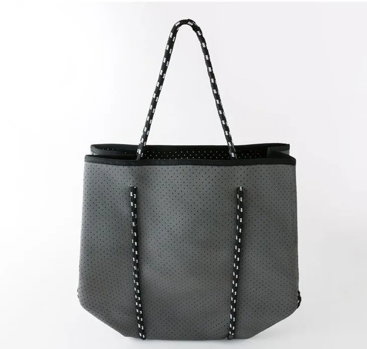 Пляжная сумка-тоут из неопрена с пуговицей