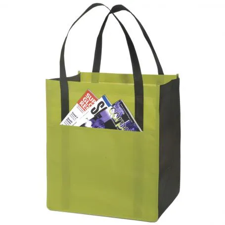 Нетканые сумки-тоут с внешним карманом