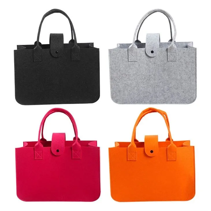 Шерстяные войлок сумки