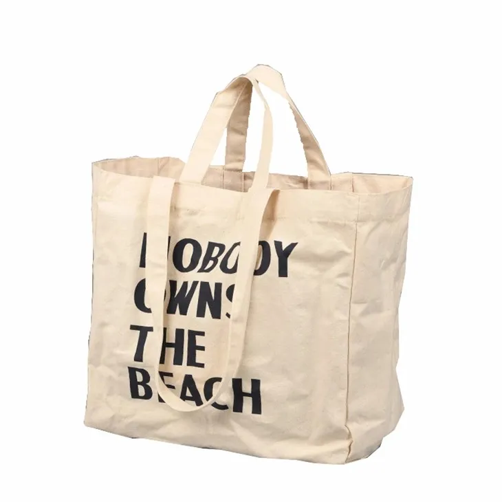 Рекламная экологически чистая хлопковая сумка с логотипами